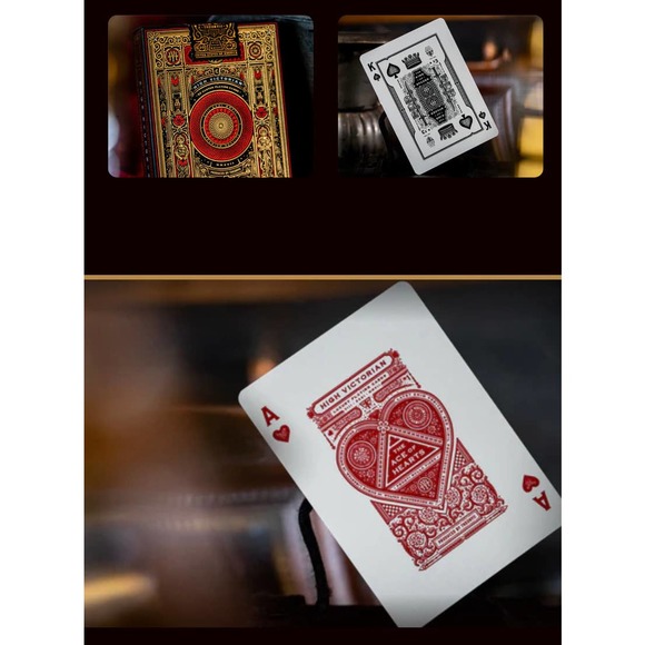 Set of 2 Theory 11 High Victorian Playing Cards poker games - Picture 8 of 9